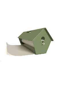 DWG paper roller BLA-Tit, bird house with roll of paper