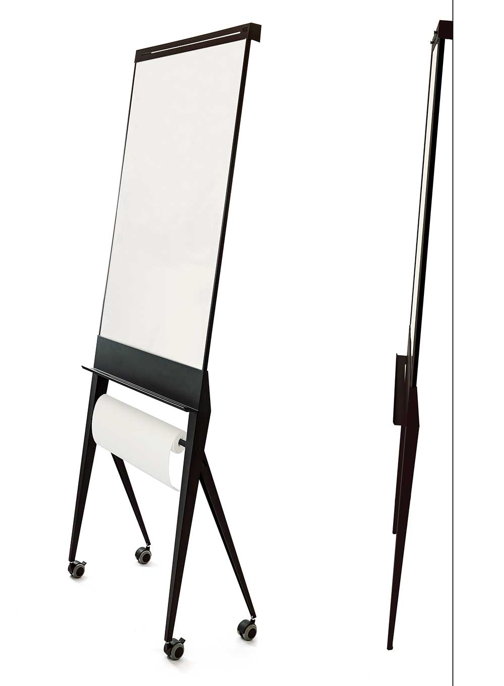 StudioVIX stijlvolle flipover met magnetisch whiteboard en papierroller