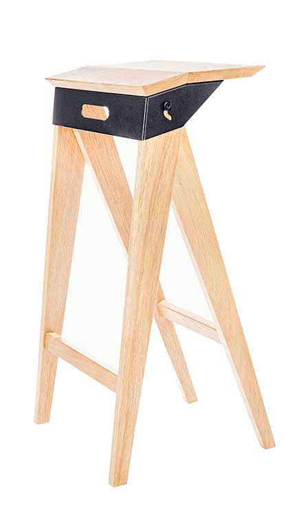 GRUTTO sit lean stool foldable ergonomic seat