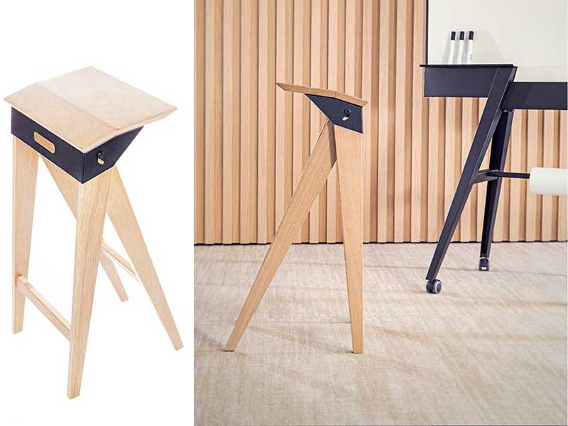Grutto ergonomic leansit standing stool