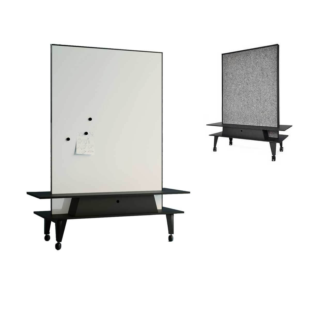 PAUW design whiteboard meubel verrijdbaar & magnetisch
