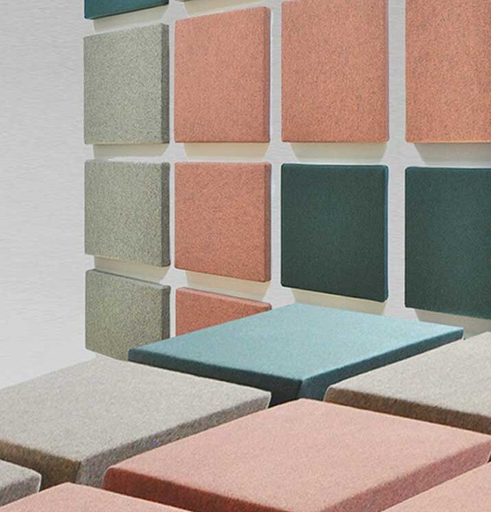 KIEZEL akoestische wandpanelen op maat | kleur, formaat en patroon afgestemd op jouw interieur!