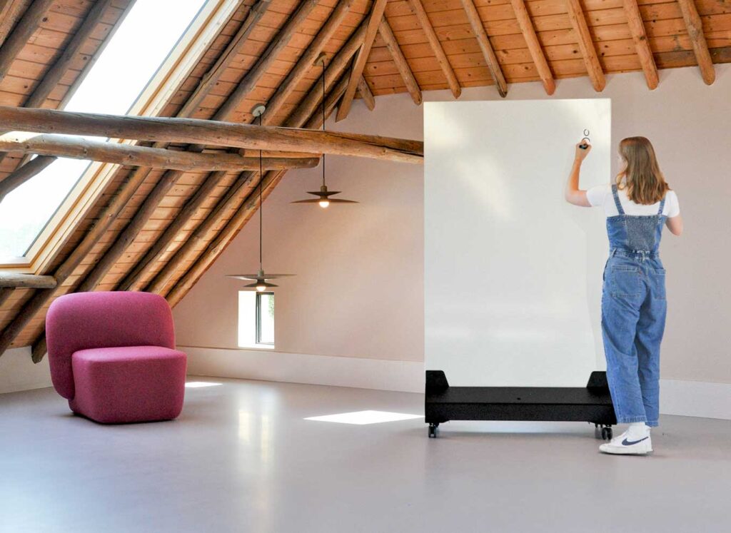 agileboard verrijdbaar whiteboard - prikbord PAD