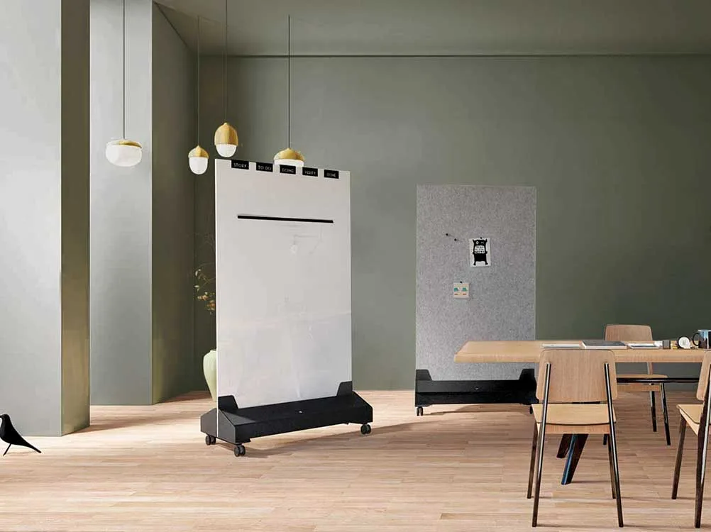 KARAT Vilten moderatiebord, metaplanwand met