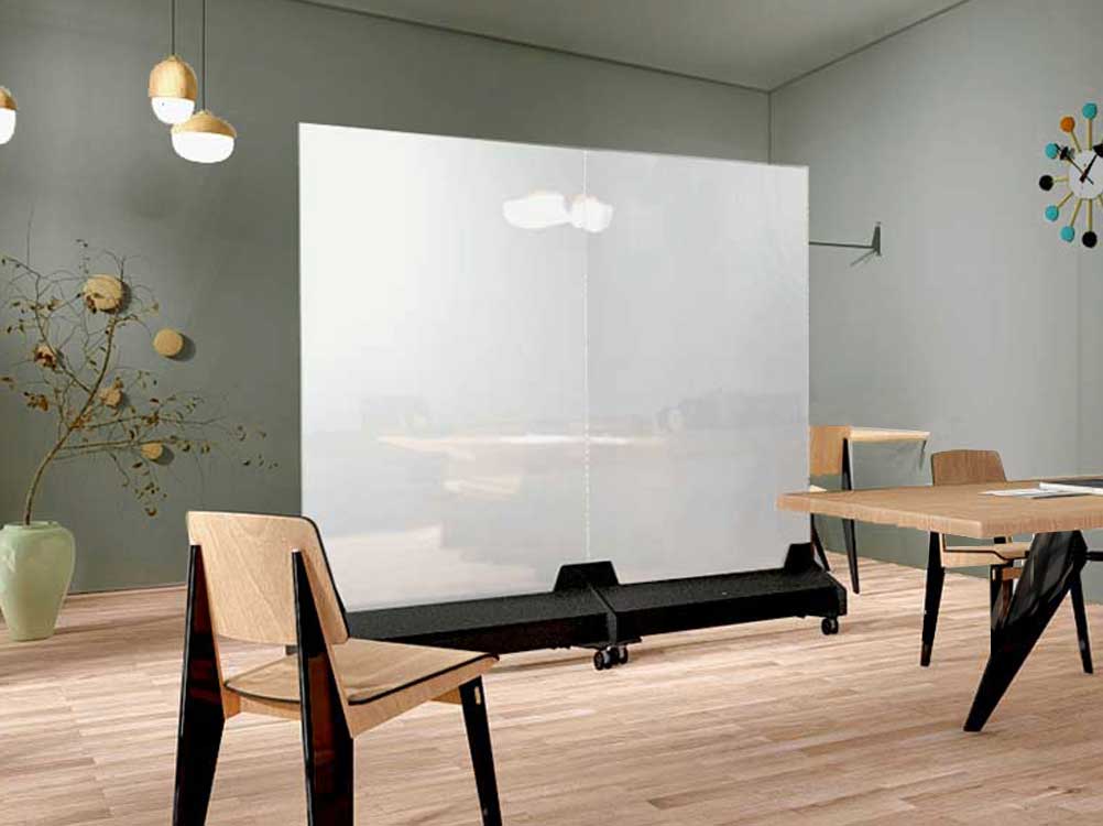 Verrijdbaar magnetisch whiteboard en vilten prikbord | PAD Agileboard