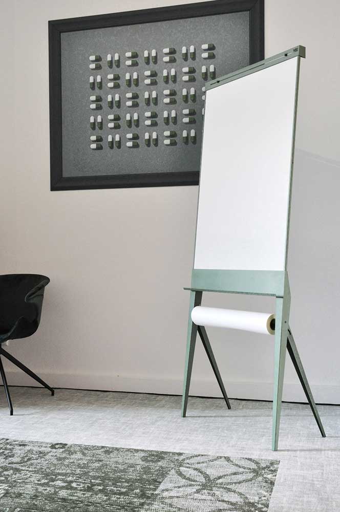 • Design-Flipchart | Flipchart mit magnetischem Whiteboard | grün
