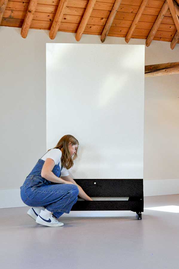 Cloison acoustique mobile, tableau blanc et panneau d'affichage | PAD Agileboard