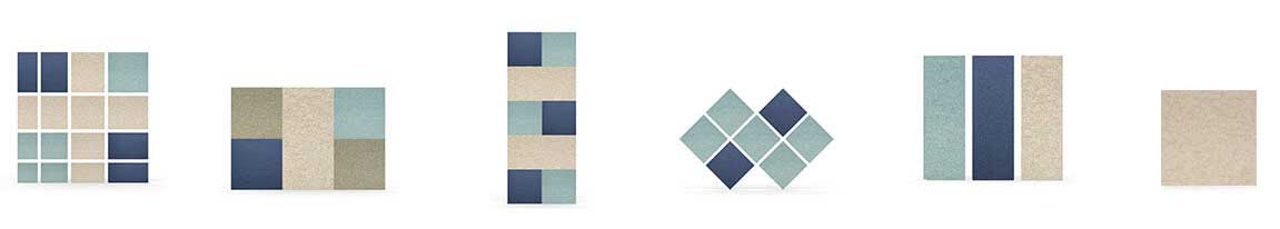 akoestisch vilt prikbord patronen