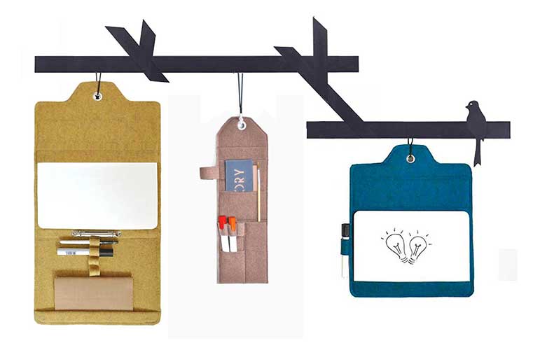 Support mural magnétique de bureau pour inspiration, ciseaux, fournitures et paperboards | TAK