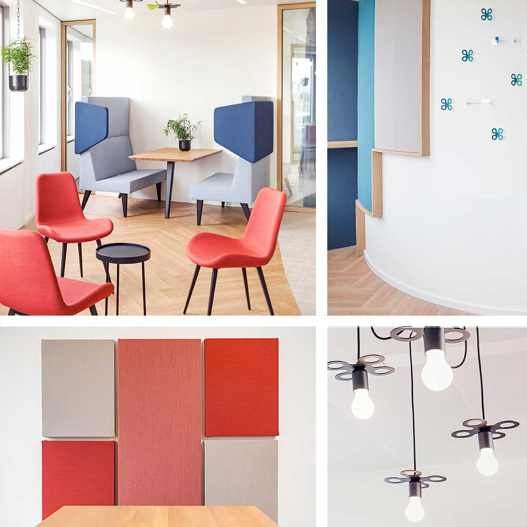 kantoorinrichting van IKZ | kleurrijke werkomgeving | door StudioVIX het strategisch interieurontwerp bureau te Utrecht