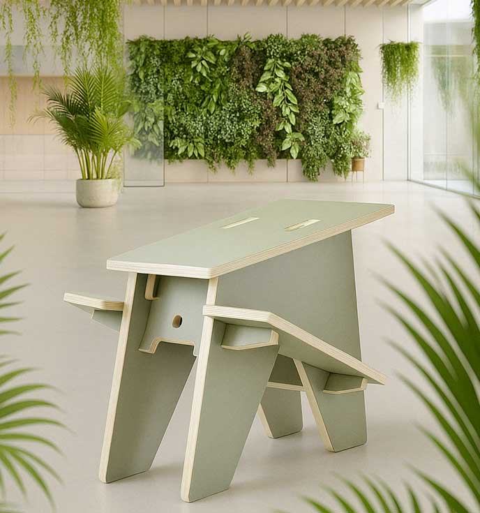 actieve kruk design krukje