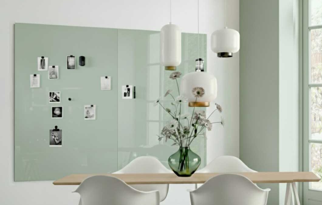 StudioVIX magnetisches Memoboard und Whiteboard f&uuml;r die Wand in Gr&uuml;n