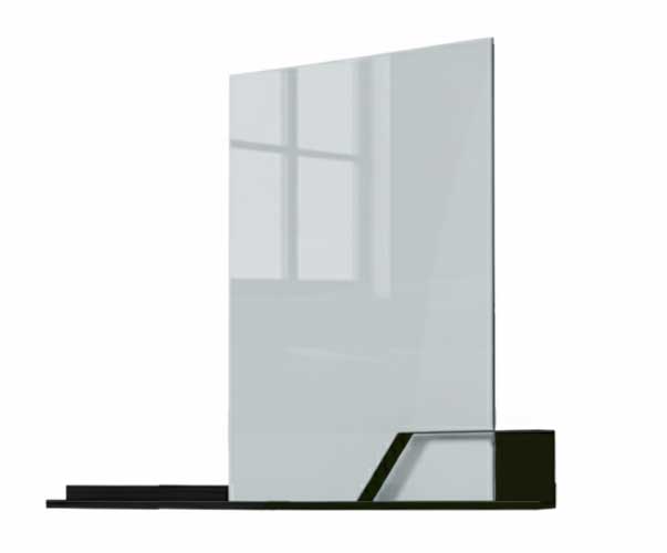 magnetic memo board with marker holder