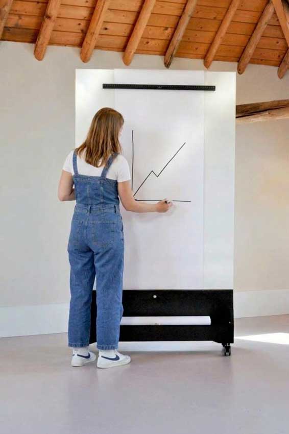 PAD-agile-whitboard-with-paperroller