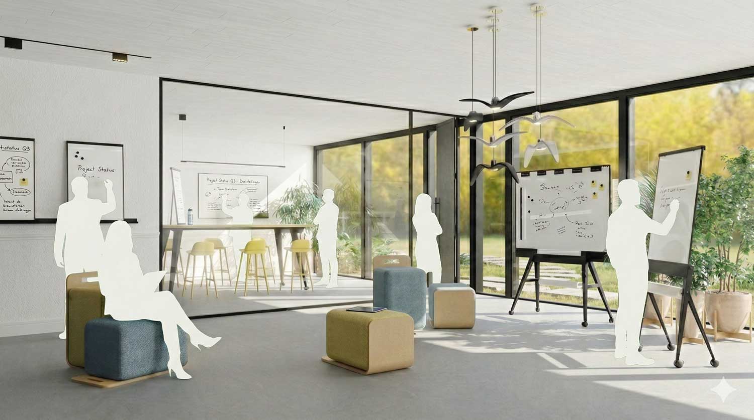 visuele projectruimtes